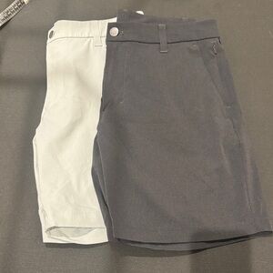 Lululemon Mens off white and charcoal Shorts (2 pairs, buy both)